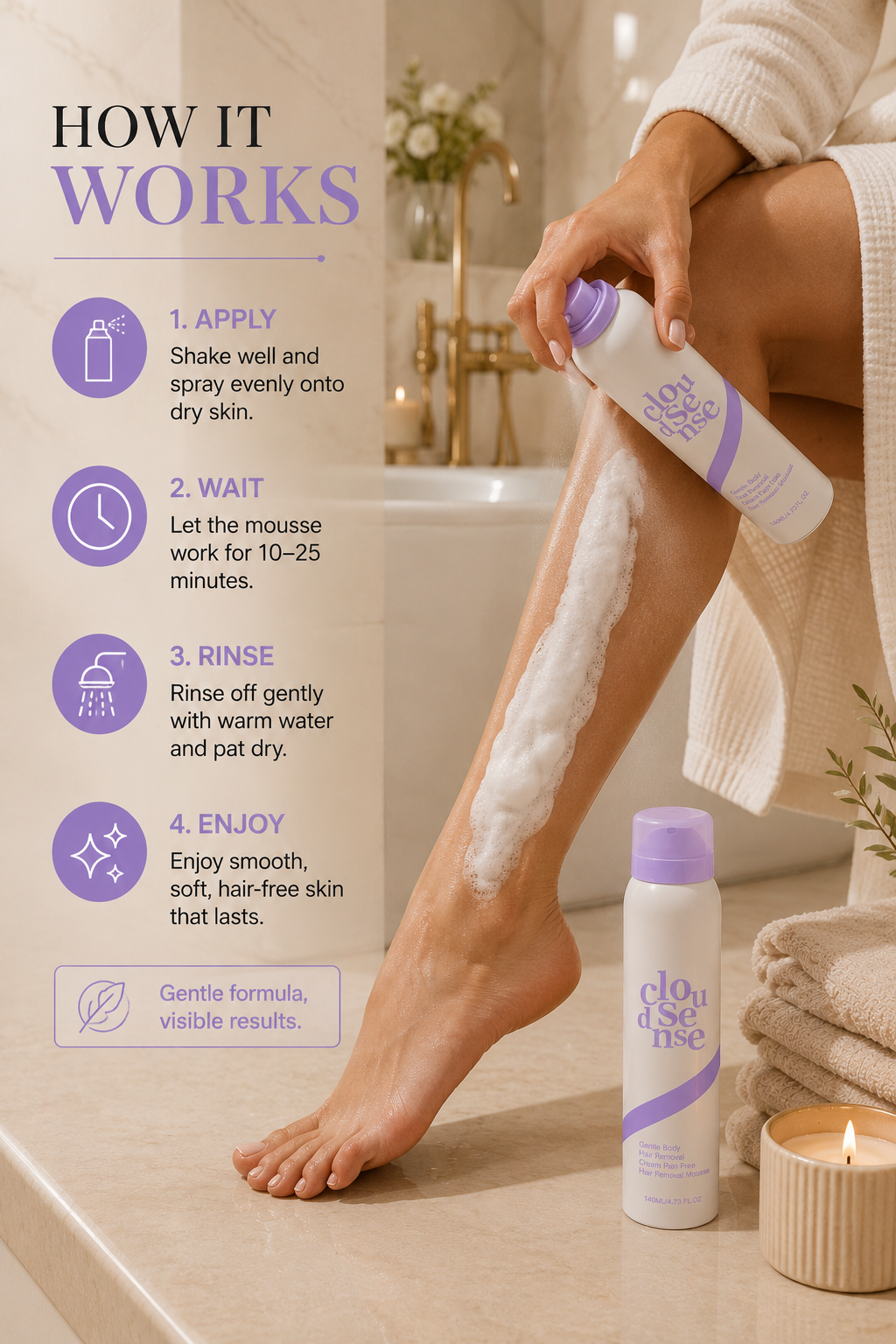 ZORYVAA Hair Removal Mousse